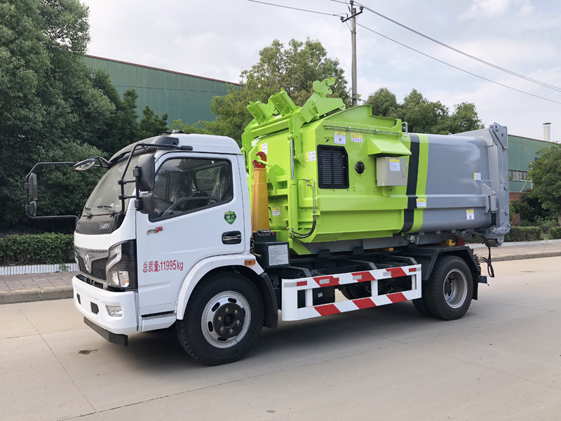 中潔牌XZL5120ZXX6型車(chē)廂可卸式垃圾車(chē)
